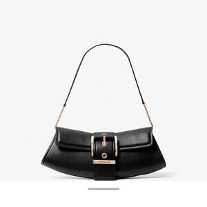 Michael Kors Black and Gold Shoulder Bag